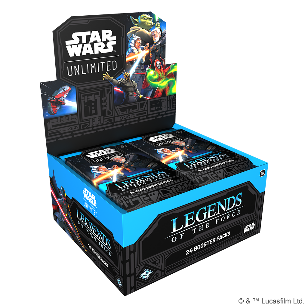 FFG - Star Wars: Unlimited - Legends of the Force Booster Display (24 Booster) Fantasy Flight Games