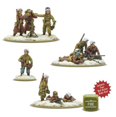 Bolt Action - US Airborne (Winter) Heavy Weapons Platoon Warlord Games