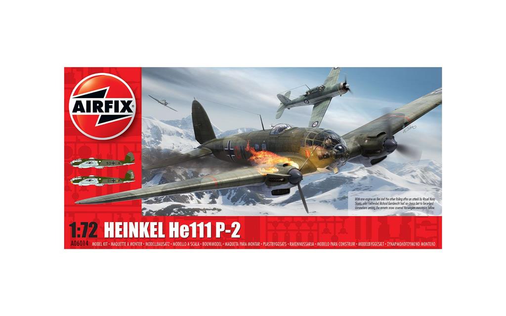 Airfix Heinkel HE111P-2 Modellkit Warlord Games