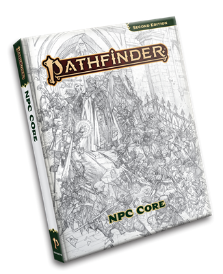Pathfinder RPG NPC Core Skissomslag (P2) - EN Paizo Publishing