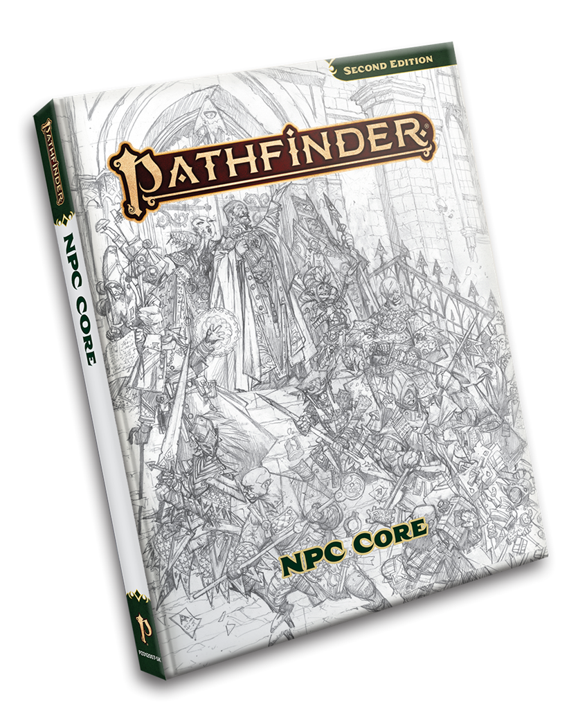 Pathfinder RPG NPC Core Skissomslag (P2) - EN Paizo Publishing