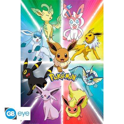 POKEMON - Poster Maxi 91.5x61 - Eevee Evolution Z-Zero GmbH