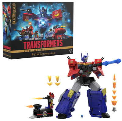Transformers Age of the Primes Titan Class The Thirteen Star Optimus Prime Hasbro