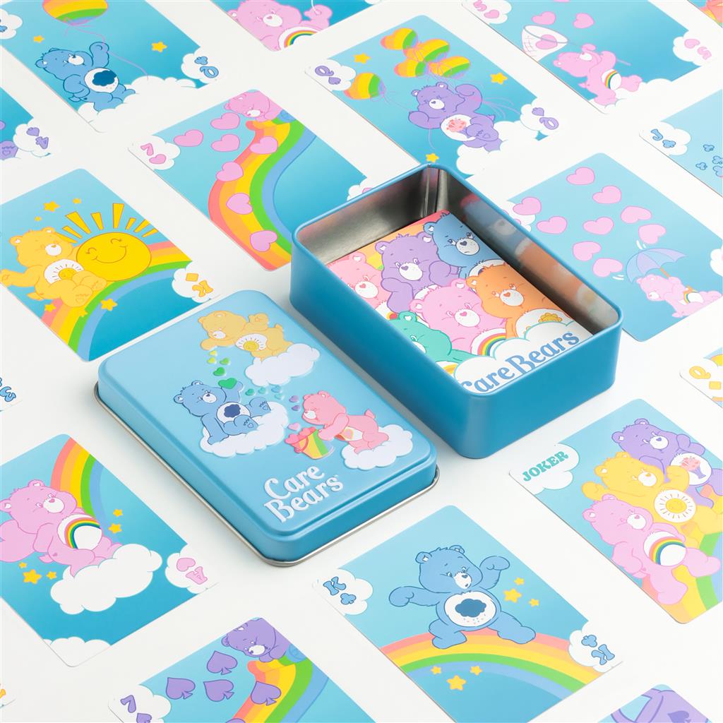 Care Bears Spelkort i en Plåtlåda Paladone