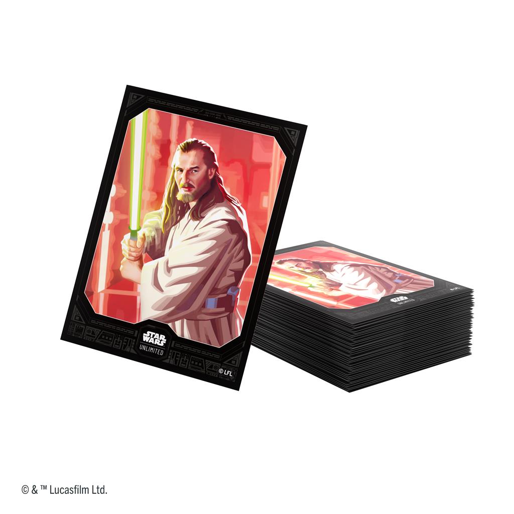 Gamegenic - Star Wars: Unlimited Premium Art Sleeves - Qui-Gon Jinn Gamegenic