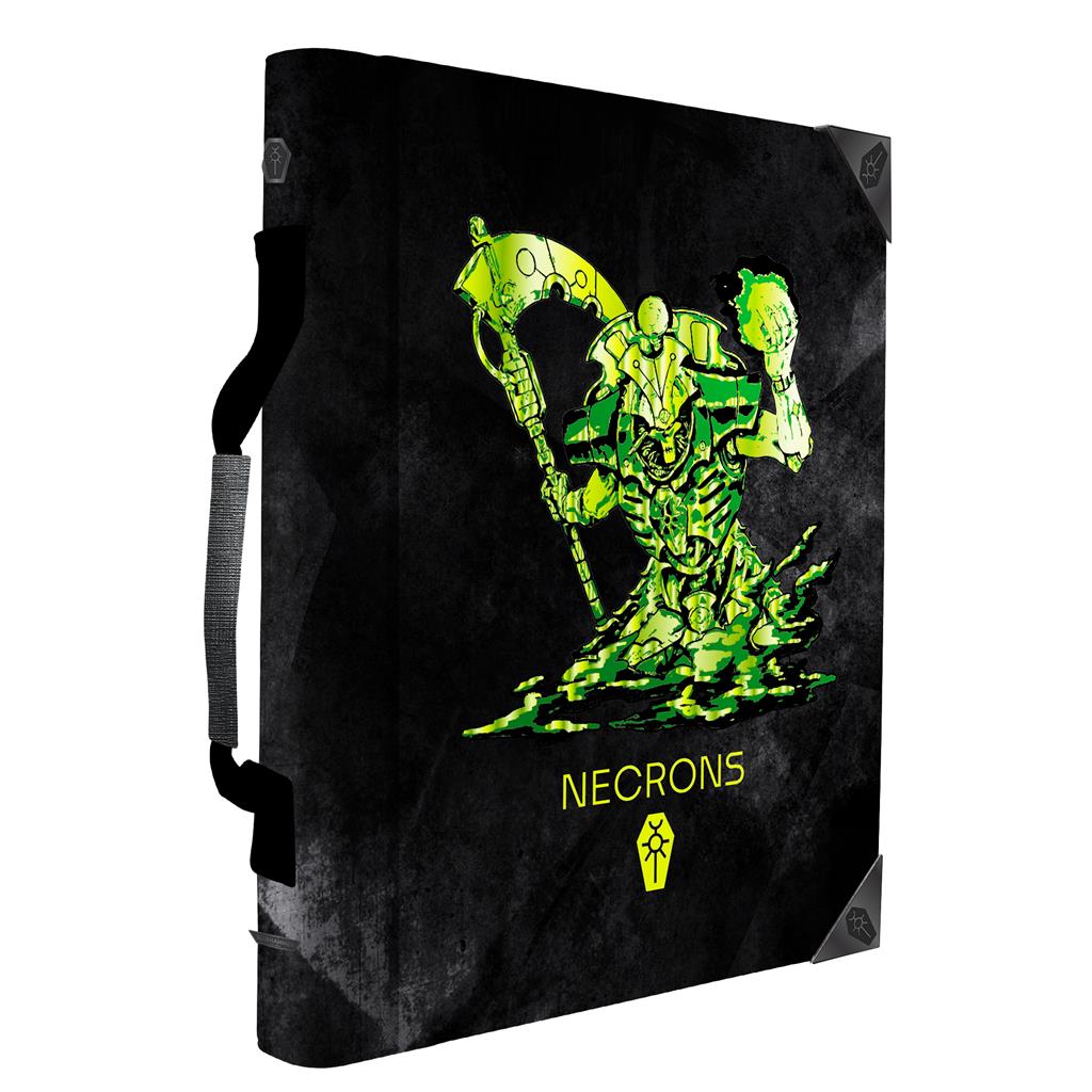 UP - Necron Codex Adjusted Codex Book Folio - Embossed & Printed for Warhammer 40,000