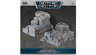 Battlefield In A Box Mundus Imperialis - Censorium (Skadad & Förstörd x2) Gale Force Nine