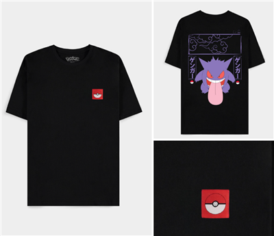Pokémon - Gengar Block Print Men's Short Sleeve T-Shirt