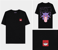 Pokemon Gengar Block Print Herr T-shirt med Kort Ärmmar - XL Difuzed
