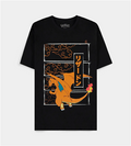 Pokemon Charizard T-Shirt för Män - Kortärmad XL Difuzed