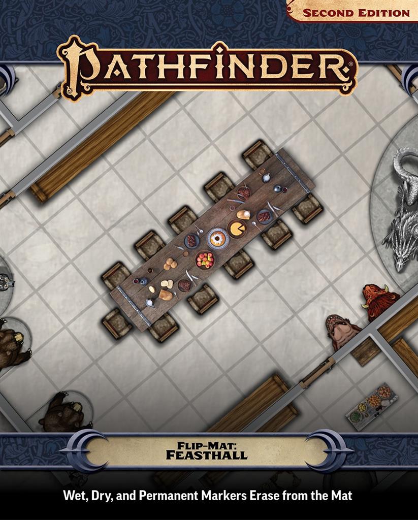 Pathfinder Flip-Mat: Feasthall Paizo Publishing