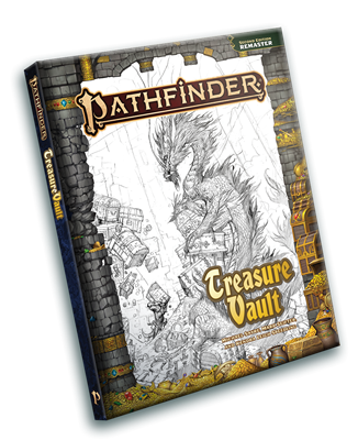 Pathfinder RPG: Treasure Vault (Remastered) Sketch Cover Edition (P2) Paizo Publishing