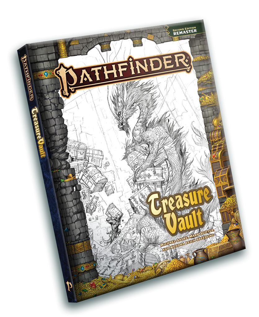 Pathfinder RPG: Treasure Vault (Remastered) Sketch Cover Edition (P2) Paizo Publishing