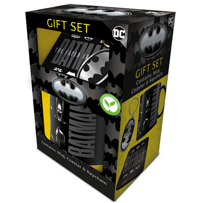 Batman Presentförpackning (Mugg, Glasunderlägg & Nyckelring) Pyramid International