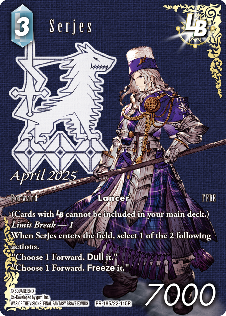 Final Fantasy TCG Apr 185 (Serjes)