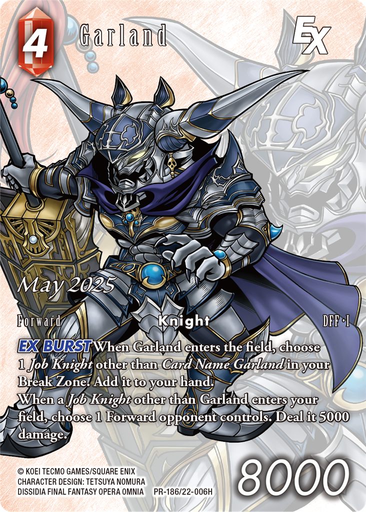 Final Fantasy TCG May 186 - EN (Garland) Square Enix TCG