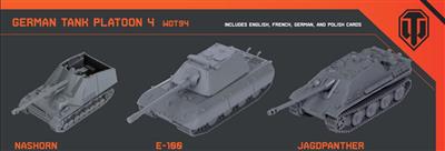 World of Tanks: Miniatures Game Tysk Tankpluton (Nashorn, E-100, Jagdpanther) Gale Force Nine