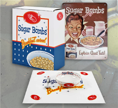 „Sugar Bombs“ Frukostpaket DPI Merchandising