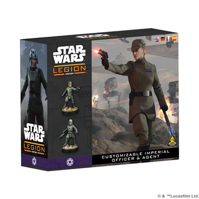 Star Wars: Legion - Customizable Imperial Officer & Agent/DE/SP/FR