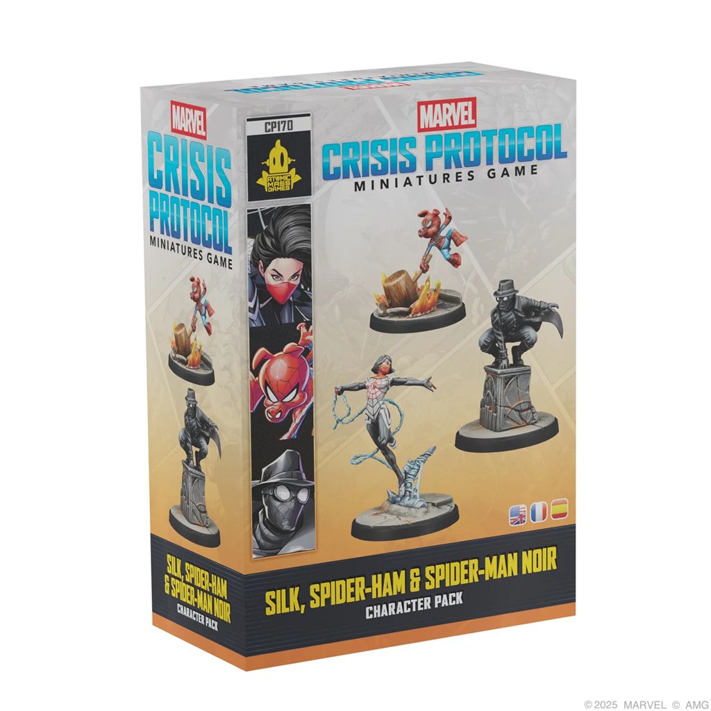 Marvel Crisis Protocol - Silk, Spider-Ham & Spider-Man Noir/FR/SP