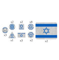 World War III Team Yankee: Israelska Token Set (x20 Tokens, x2 Objectives) Gale Force Nine