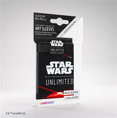 Gamegenic - Star Wars: Unlimited Art Sleeves - Card Back Red Gamegenic