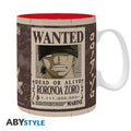ONE PIECE Mug - 460 ml - "Zoro Wanted" - Subli - Box SAS ABYSSE CORP