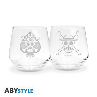 ONE PIECE - 2-Glas Set - Luffy & Ace SAS ABYSSE CORP
