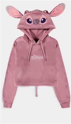 Lilo & Stitch - Angel Cropped Hoodie - M Difuzed