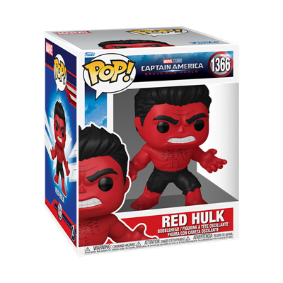 Funko POP Super: Marvel - Red Hulk Figur Funko