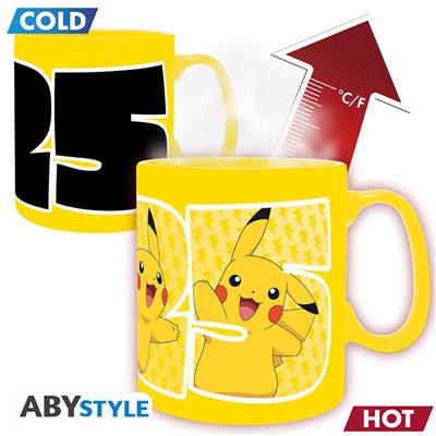 Pokémon Mug Heat Change 460 ml - Pikachu 25 - Kartongförpackning SAS ABYSSE CORP