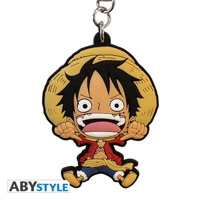 ONE PIECE - Nyckelring PVC "Luffy SD" SAS ABYSSE CORP