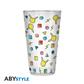 POKEMON - Stort Glas - 400ml - Pikachu Mönster SAS ABYSSE CORP