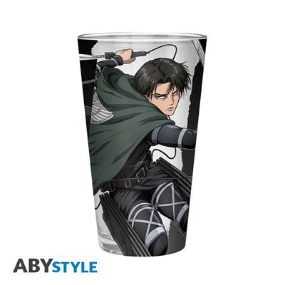 ATTACK ON TITAN - Stor Glas - 400ml - Levi S4 SAS ABYSSE CORP