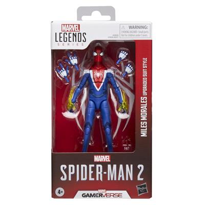 Marvel Legends Series Gamerverse Miles Morales Uppgraderad Dräkt Hasbro