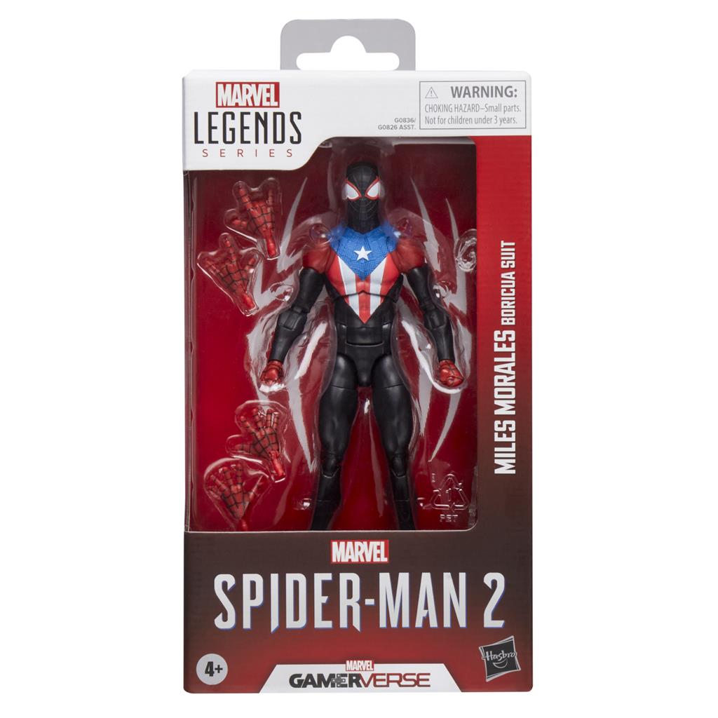 Marvel Legends Series Gamerverse Miles Morales Boricua Suit Hasbro