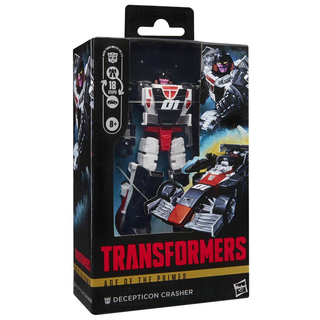 Transformers Age of the Primes Deluxe Class Decepticon Crasher Hasbro