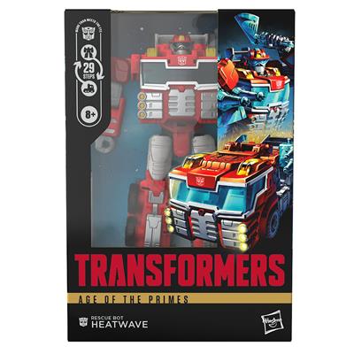 Transformers Age of the Primes Voyager Class Rescue Bot Heatwave Hasbro