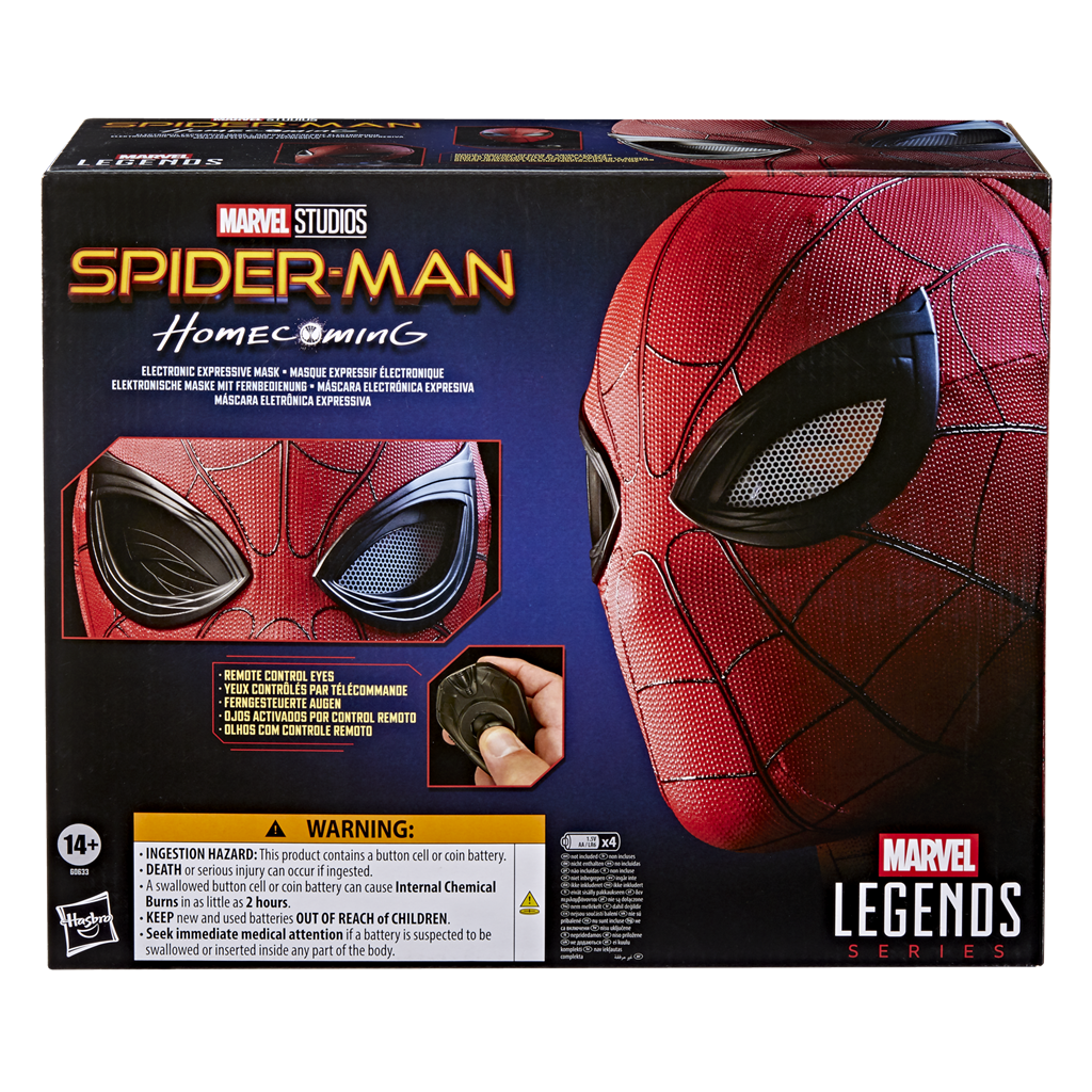 Marvel Legends Series Spider-Man Elektroniska Uttrycksfulla Mask Hasbro