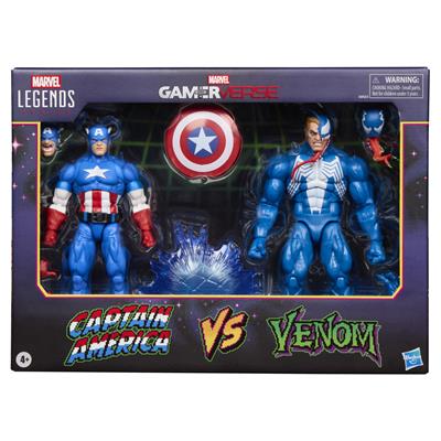 Marvel Legends Series Gamerverse Captain America vs Venom