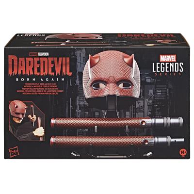 Marvel Legends Series Daredevil: Born Again Premium Rollspelmask och Billyklubba