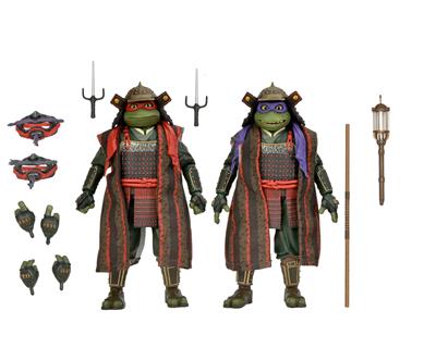 TMNT 3 - Turtles in Time - Donatello & Raphael 2-Pack NECA