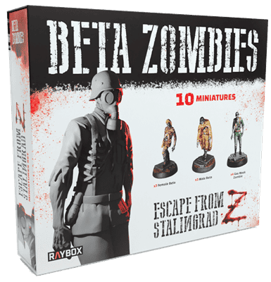 Beta Zombies - EN - Plastfigurer i Set med 10 Stycken Raybox Games