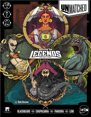 Unmatched: Battle of Legends, Vol. 3 - Strategiskt Brädspel Iello