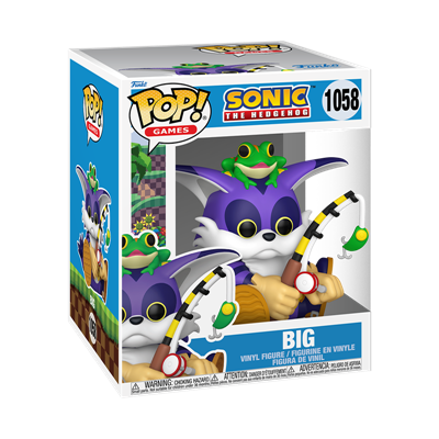 Funko POP Super: Sonic - Big the Cat med Froggy Funko