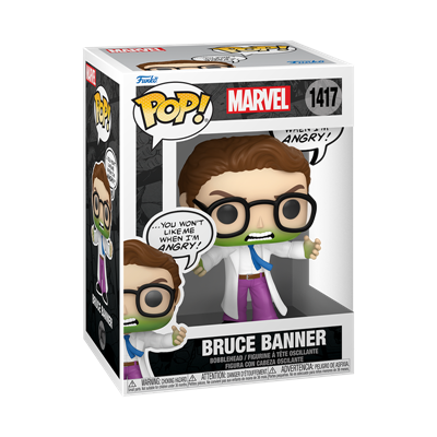 Funko POP Marvel: Bruce Banner (Don't Make Me Angry) Funko
