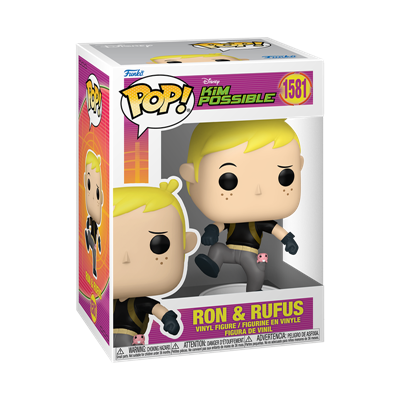 Funko POP Disney: Kim Possible - Ron w/Rufus Funko
