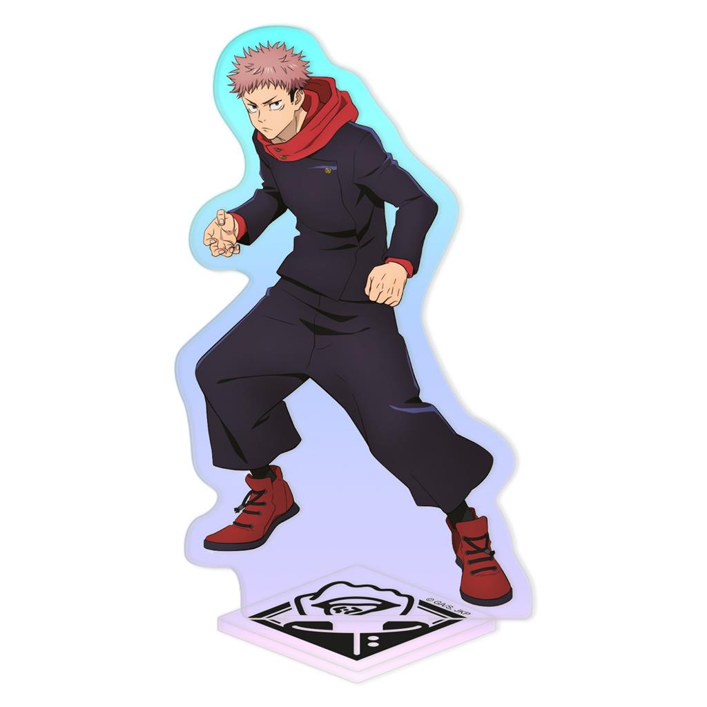 Jujutsu Kaisen Holografisk Akrylfigur - Itadori 12cm Sakami Merchandise