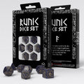 Runic Mixed-blue & Gold Dice Set Q-Workshop