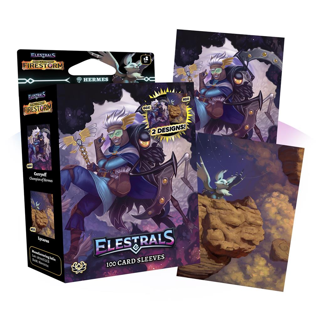 Elestrals - Firestorm Carryoff Champion of Hermes Card Sleeves Elestrals